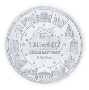 Монета Германия 20 евро 2025 Серебро UNC Хемниц - Европейская столица культуры