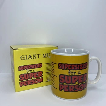 Чашка керамічна 800 мл "Super Person" XXL Olens 102--017