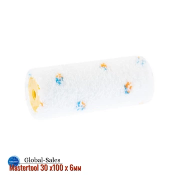 Валик малярный Mastertool 30 х 100 x 6мм микрофибра (92-4004)