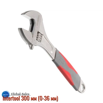 Ключ разводной Intertool 300 мм (0-35 мм) (XT-0030)