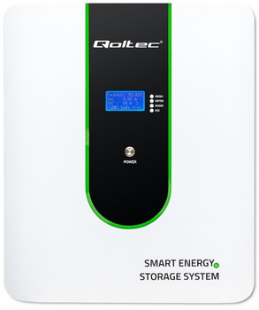 Система накопичення енергії Qoltec Stable Energy storage LiFePO4 5.12kWh 51.2V 100Ah BMS LCD (5901878538600)
