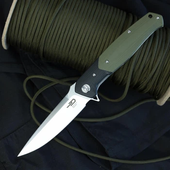 Ніж Складаний BESTECH SWORDFISH BG03A Black and Green G10