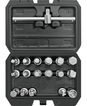 Ключі для зливної пробки YATO YT-0599 18 шт (5906083905995)