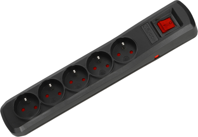 Listwa przeciwprzepięciowa Armac ARC5 5 gniazd 1.5 m Black (5904722197640)