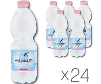 Упаковка негазированной минеральной воды San Benedetto Naturale, 24 шт. х 0,5 л, ПЭТ