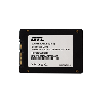 Твердотільний накопичувач SSD 1Tb, GTL Green Light, SATA3, 2.5", 3D TLC, 520/500 МБ/с, Bulk (GTLGLITBBK)
