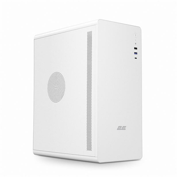 Корпус 2E Credo V500W без БП, 1xUSB3.0, 1х USB 2.0, 1xUSB Type-C, 1x120мм, VGA 310мм, ATX, белый