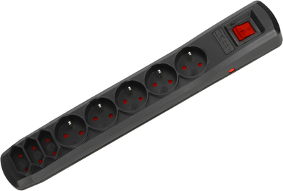 Listwa przeciwprzepięciowa Armac R8 8 gniazd 5 m Black (5904722198050)