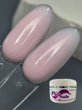 Рідкий полігель лілово рожевий з шимером, ліквід гель SVN Liquid polygel 23 (25гр)