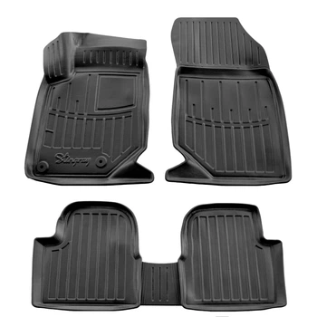 Резиновые коврики Stingray 3D (5 шт) для Peugeot 2008 2019- гг
