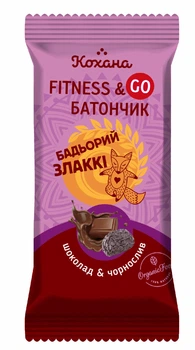 Батончик Кохана з шоколадом, чорносливом і фініками 40г