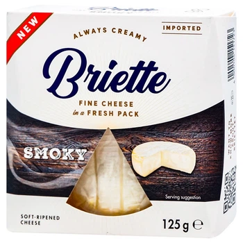 Сир із пліснявою Briette Smoky з ароматом диму 125 г
