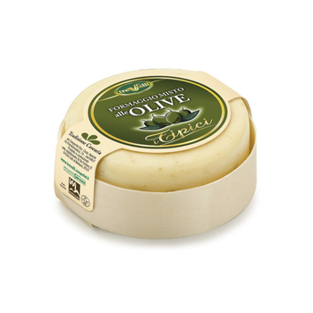 Сир Качотта Trevalli Formaggio misto alle olivе з оливками 180 г