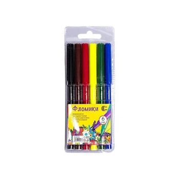 Дитячі Фломастери "Фломіки" COLOR-IT CR550-6-2, 6 штук
