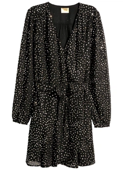 Платье H&M 34 Черный 0602896_блестки_05