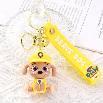 Брелок детский для ключей, рюкзака "Щенячий патруль (Paw Patrol)/ Крепыш (Rubble)" желтый 111-3