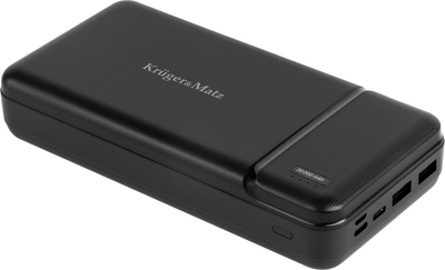 Powerbank Kruger&Matz Li-pol 30000 mAh Black (KM0907)