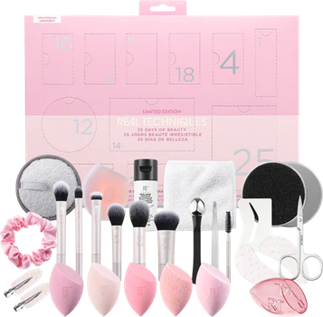 Kalendarz adwentowy Real Techniques 25 Days Of Beauty (79625042191)