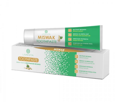 Зубная паста с экстрактом мисвака LIVESTA, 170 г