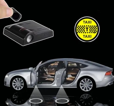 Картридж-вставка логотипа Такси (Taxi) на двери (Цена за 1шт)
