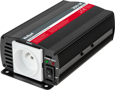 Falownik samochodowy Rebel 300W 12V/230V (5901436779520)