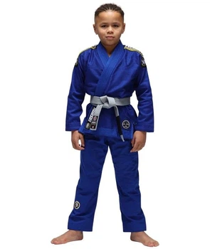 Кімоно джиу джитсу Kids Nova Absolute Blue Gi розмір M1 ( 9-10 років, 127-134 см )