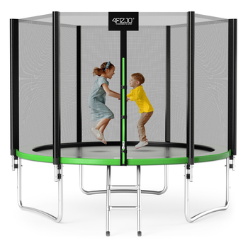 Батут 4FIZJO Classic 10FT 312 см (P-5907739314130) Black/Green