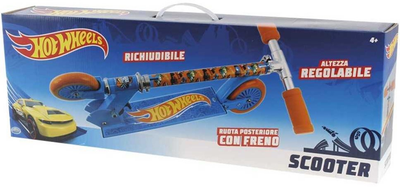 Hulajnoga dziecieca ODS Hot Wheels Niebiesko-pomaranczowa (8017293420325) (955555909684852) - Outlet