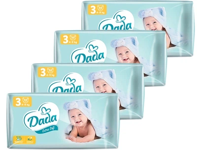 Подгузники детские Dada Extra Soft 3 Midi 4-9 кг 200 шт (4820174989545)