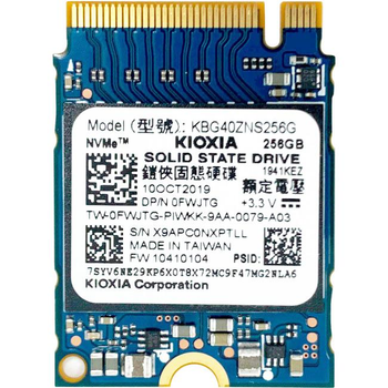 SSD Kioxia BG4 256Gb M.2 2230 PCIE Gen3 x4 NVMe (KBG40ZNS256G) OEM