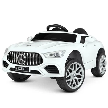 Детский электромобиль Bambi M 4823EBLR-1 MERCEDES EVA колеса, экокожа, белый