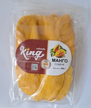 Манго сушеное натуральное King 500г