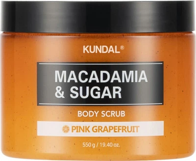 Скраб для тіла цукровий Kundal Macadamia & Sugar Body Scrub Pink Grapefruit 550 г (8809568749039)