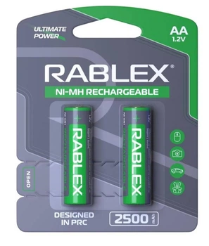 Аккумуляторы R6 2500 mAh Rablex AA 1.2V-2 Штуки