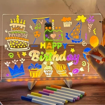 3d дошка-планшет для малювання 30x20 см нічник AC Prof 4921