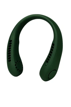 Вентилятор на шею Hands-free USB мини-вентилятор X9 с аккумулятором, темно-зеленый