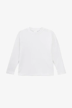 Лонгслив однотонный для мальчика 298 146 см Белый shop (2000990953971)