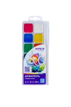 Акварельные краски Kite Classic цвет разноцветный KITE ЦБ-00255207
