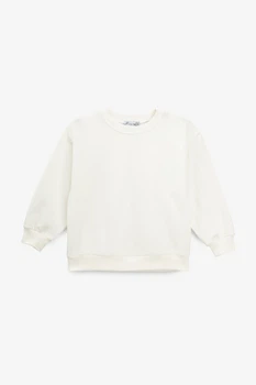 Свитшот однотонный для девочки First Kids 0129 116 см Молочный shop (2000990974419)
