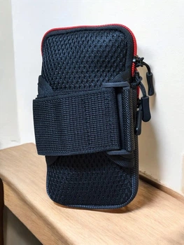 Чохол на руку Primo Sport універсальний спортивний для телефона до 6.5" - Black/Red