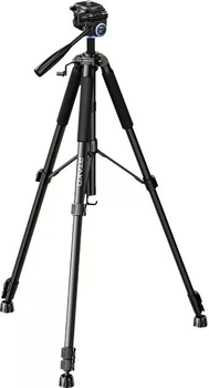 Мультифункціональний штатив Tripod Rtako VT-990S для фото та відеозйомки висота 1.90м Black