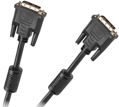 Kabel Cabletech DVI - DVI M/M 1.8 m Black (5901436715238)