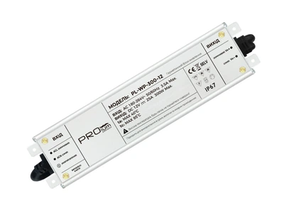 Блок питания PROLUM 12V, 300W, 25А, Series "WPS"