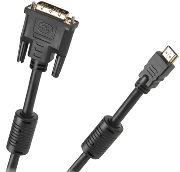 Kabel Cabletech DVI - HDMI 3 m Black (5901436715269)