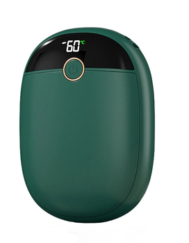 Грілка для рук - Power Bank 6000 мАг. Зелений
