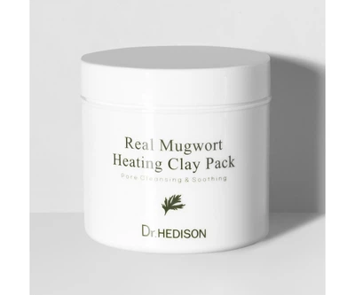 Разогревающая маска против черных точек с экстрактом полыни Dr.Hedison Real Mugwort Heating Clay Pack 265 мл (27100109)