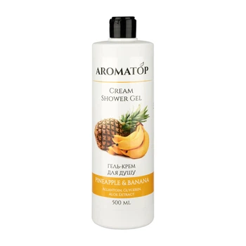 Aromatop Крем-гель для душу Ананас-Банан, 500мл