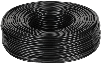 Kabel mikrofonowy Azusa 4 mm mono 100 m Black (5901436708179)