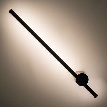 Лінійне LED бра STICK 8W L600 60см чорне BLACK Luminaria 3000К 544Lm 220V IP20 cвітильник світлодіодний настінний