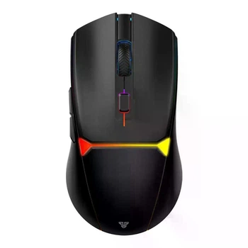 Игровая беспроводная компьютерная USB Мышка Fantech WG7V2 Crypto II (технология Strike Speed) на частоте 2.4GHz с помощью USB адаптера ARGB подсветка с 9 режимами работы Black
